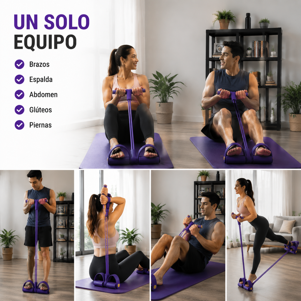 Banda Elástica de Entrenamiento – Resistencia para Ejercicio en Casa