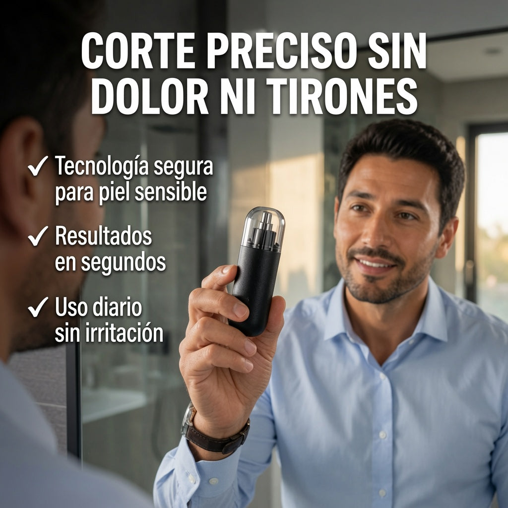 Recortadora de Vello Nasal Pro – Corte Preciso, Indoloro e Higiénico