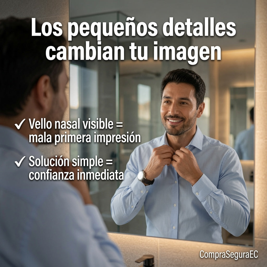 Recortadora de Vello Nasal Pro – Corte Preciso, Indoloro e Higiénico